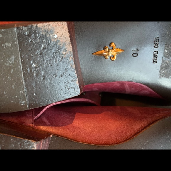 Pour La victoire dusty rose studded leather boots - Picture 4 of 12